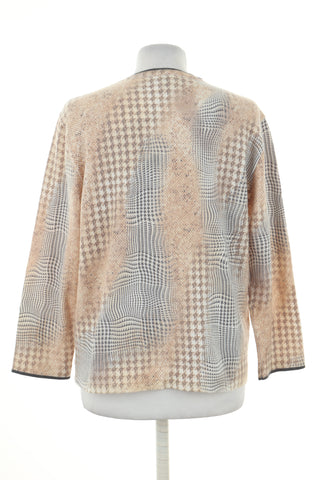 Sweter beżowy wzorek