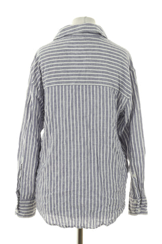 Bluzka paski 55% len