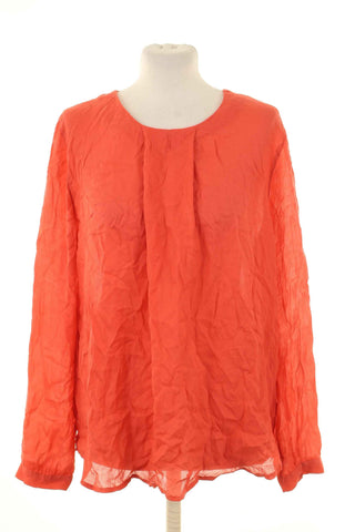 Bluzka koralowa 100% jedwab