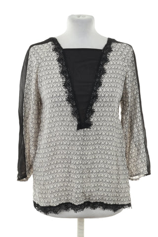 Bluzka wzorek jedwab