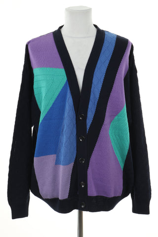 Sweter granatowy wzorek