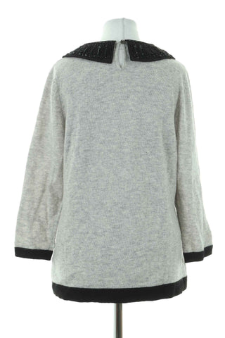 Sweter szary 13% angora