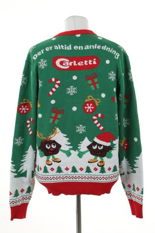 Sweter świąteczny zielony