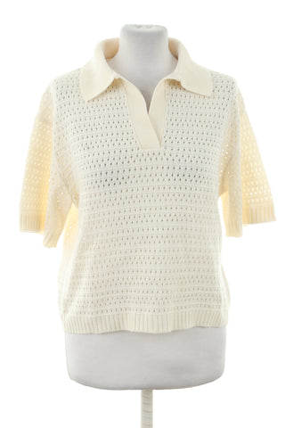 Bluzka sweterkowa kremowa