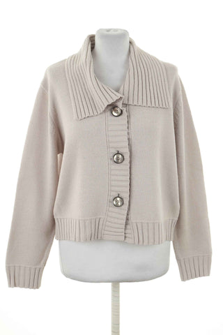 Sweter beżowy 46% wełna