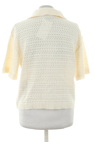 Bluzka sweterkowa kremowa