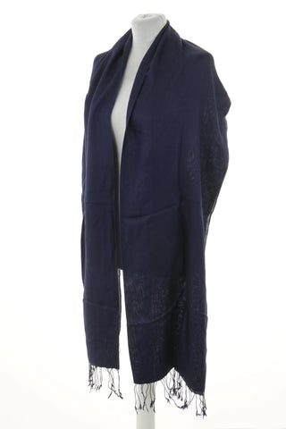 Szal granatowy