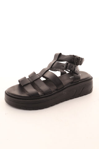 Schwarze Sandalen