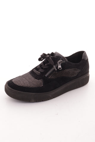 Buty czarne zamsz