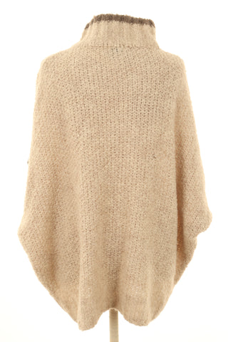 Sweter beżowy 18% wełna, 5% moher