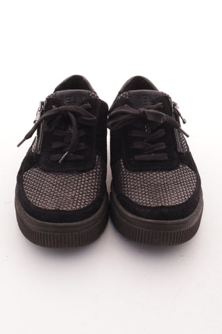 Buty czarne zamsz