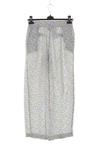 Flower-Print Pants