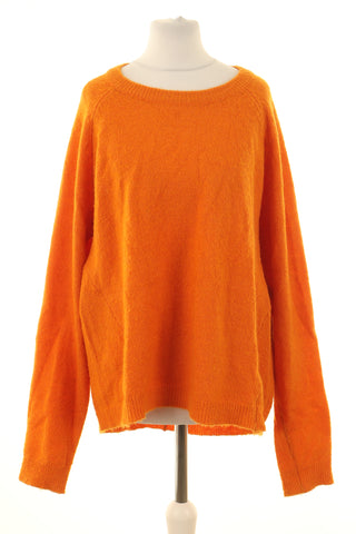 Sweter pomarańczowy 25% wełna, 14% moher