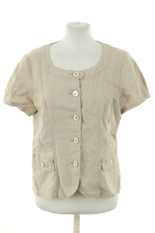 Bluzka beżowa 100% ramie