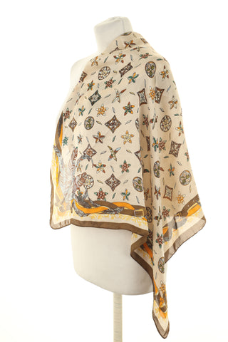 Apaszka wzorek 20% jedwab