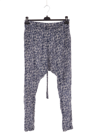 Patterned pants, 100% silk