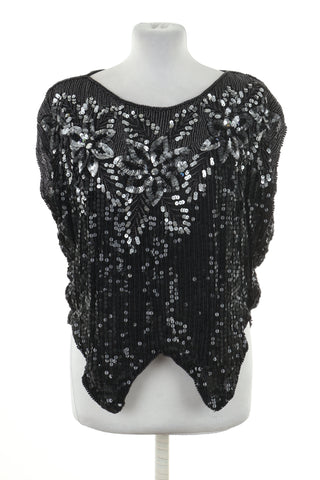 Bluzka czarna cekiny