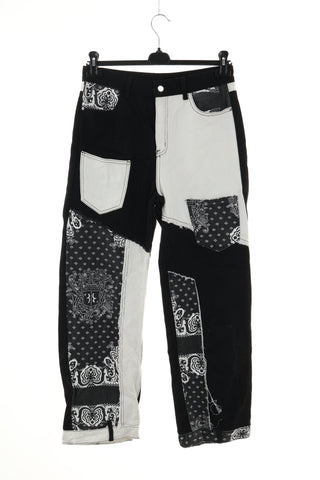 Spodnie jeans wzorek