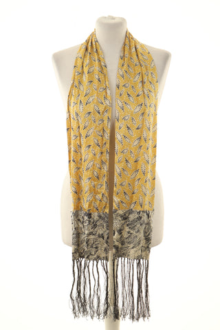 Szal wzorek 100% jedwab