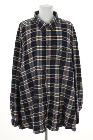 Koszula granatowa kratka