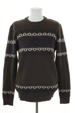Sweter zielony wzorek