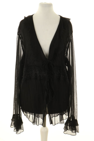 Bluzka czarna 100% jedwab