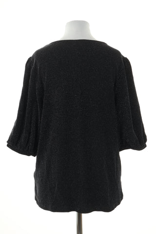 Bluzka czarna błyszczaca