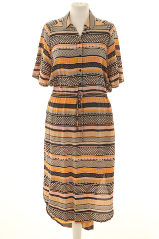 Sukienka wzorek 100% jedwab