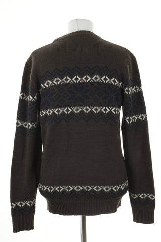 Sweter zielony wzorek