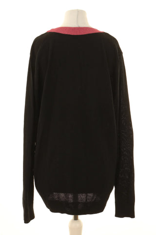 Sweter czarny 45%wełna