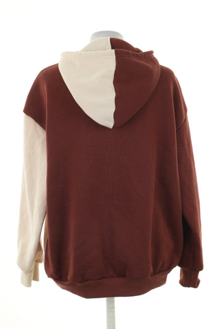 Bluza brązowo beżowa