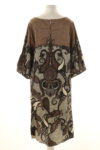 Sukienka wzorek 35% jedwab