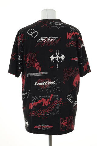 Koszulka czarna wzorek