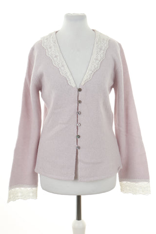 Sweter różowy błyszczący