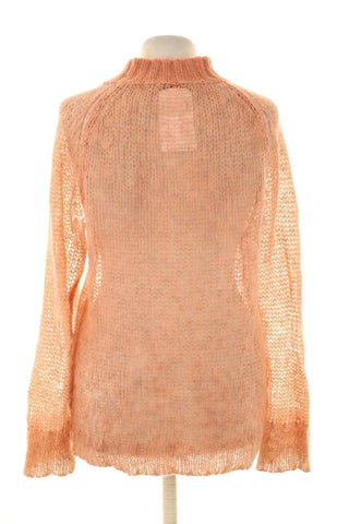 Sweter morelkowy 49% moher, 32% wełna