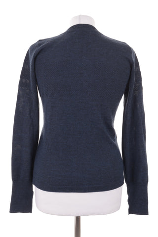 Sweter granatowy 50% wełna