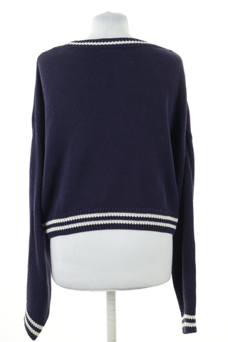 Sweter granatowy