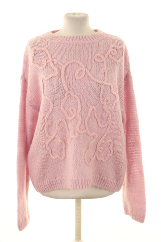 Sweter różowy 8%wełna