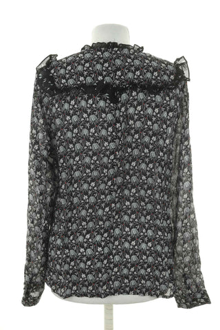 Bluzka wzorek 100% jedwab