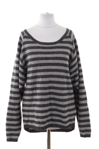Sweter paski 70% wełna ,20% angora