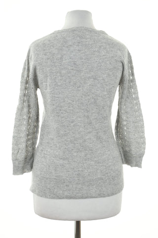 Sweter szary 10% wełny