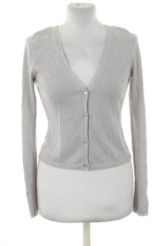 Sweter szary błyszczący