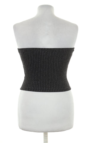 Top czarny błyszczący