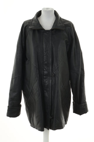 Kurtka czarna skóra