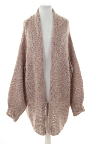 Kardigan różowy 24% moher