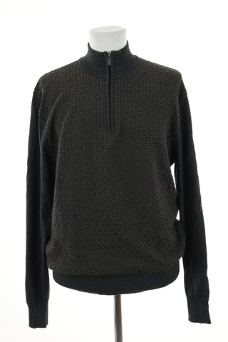 Sweter szary wzorek