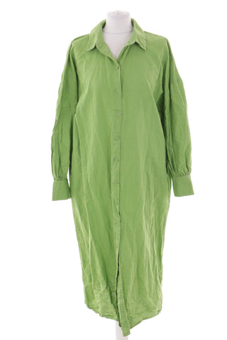 Grünes Kleid   55 % Leinen