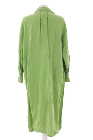 Grünes Kleid   55 % Leinen