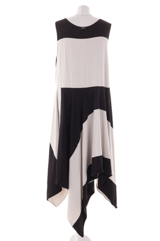 Black-and-gray dress