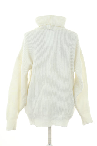 Sweter - golf kremowy